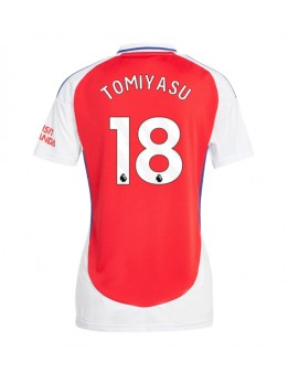 Arsenal Takehiro Tomiyasu #18 Heimtrikot für Frauen 2024-25 Kurzarm